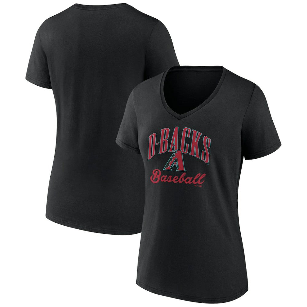 Arizona Diamondbacks Women's Victory Script Team V-Neck T-Shirt - MLB