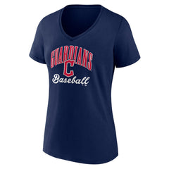 Cleveland Guardians Women's Victory Script Team V-Neck T-Shirt - MLB
