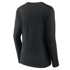 Miami Marlins Women's Victory Script Long Sleeve V-Neck T-Shirt - MLB