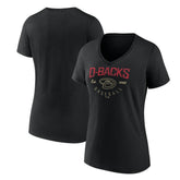 Arizona Diamondbacks Women's Live For It Team V-Neck T-Shirt - MLB