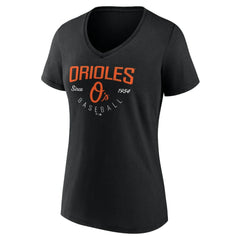 Baltimore Orioles Women's Live For It Team V-Neck T-Shirt - MLB