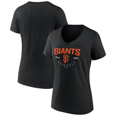 San Francisco Giants Women's Live For It Team V-Neck T-Shirt - MLB