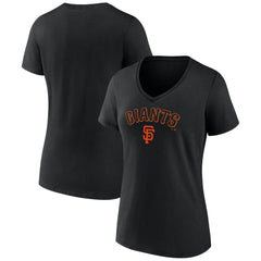 San Francisco Giants Women's Lockup V-Neck T-Shirt - MLB