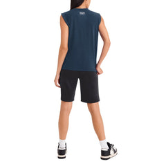 Atlanta Braves DKNY Sport Women's Madison Tri-Blend Tank Top - MLB