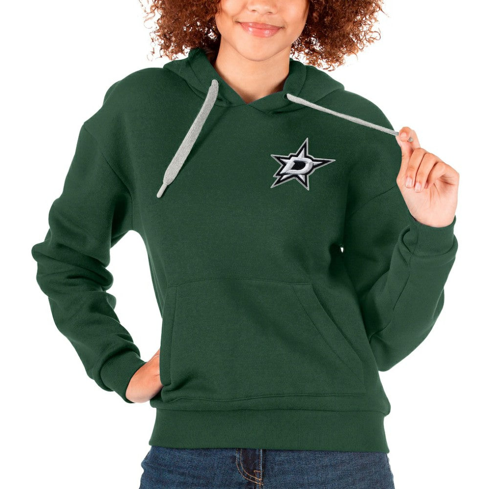 Dallas Stars Antigua Women's Victory Pullover Hoodie - Green - NHL