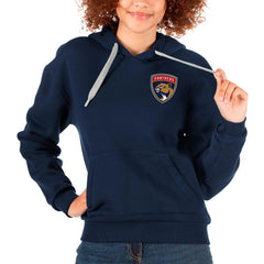 Florida Panthers Antigua Women's Victory Pullover Hoodie - Navy - NHL