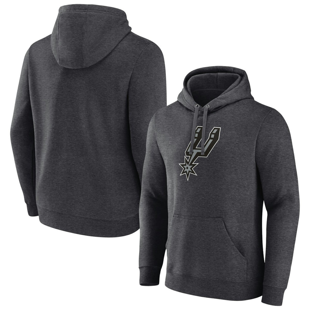 San Antonio Spurs Logo Pullover Hoodie Charcoal - NBA