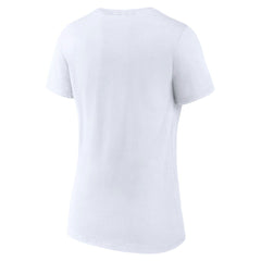 Milwaukee Bucks Women's Wordmark V-Neck T-Shirt White - NBA
