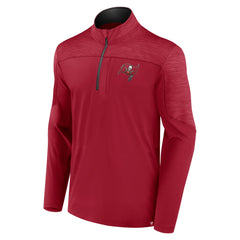 Tampa Bay Buccaneers Defender Half-Zip Top Red | Fanatics