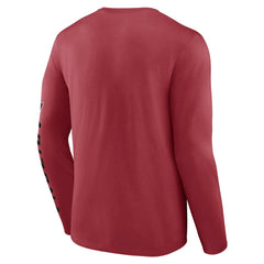 Arizona Cardinals Helmet Platform Long Sleeve T-Shirt Cardinal | Fanatics