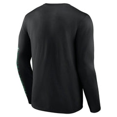 New York Jets Helmet Platform Long Sleeve T-Shirt Black | Fanatics