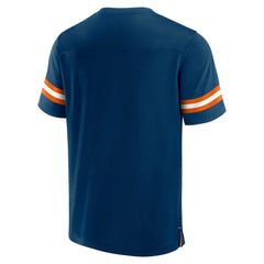 Chicago Bears Jersey Tackle V-Neck T-Shirt Navy | Fanatics