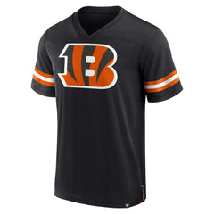 Cincinnati Bengals Jersey Tackle V-Neck T-Shirt Black | Fanatics