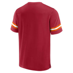 Tampa Bay Buccaneers Jersey Tackle V-Neck T-Shirt Red | Fanatics