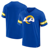 Los Angeles Rams Jersey Tackle V-Neck T-Shirt Royal | Fanatics