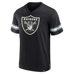 Las Vegas Raiders Jersey Tackle V-Neck T-Shirt Black | Fanatics