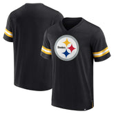 Pittsburgh Steelers Jersey Tackle V-Neck T-Shirt Black | Fanatics