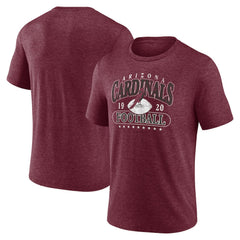 Arizona Cardinals Retro Tri-Blend T-Shirt Heather Cardinal | Fanatics