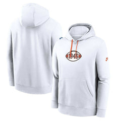 Cleveland Browns 2023 Sideline Club Alternate Tri-Blend Pullover Hoodie White | Nike for Sale