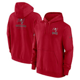 Tampa Bay Buccaneers Sideline Club Fleece Pullover Hoodie Red | Nike for Sale