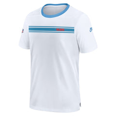 Tennessee Titans Oilers Throwback Sideline Coach Alternate Performance T-Shirt White | Nike for Sale