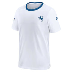 Indianapolis Colts Indiana Nights Alternate Coach Performance T-Shirt White | Nike for Sale