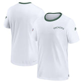 Green Bay Packers Men's Sideline Coaches Alternate Performance T-Shirt White | Nike for Sale