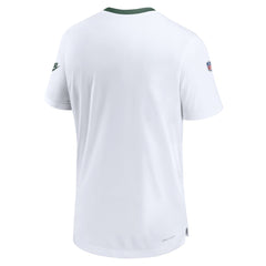 Green Bay Packers Men's Sideline Coaches Alternate Performance T-Shirt White | Nike for Sale