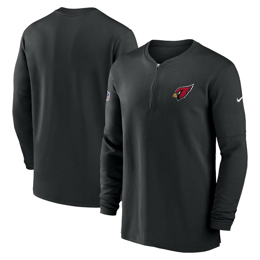 Arizona Cardinals 2023 Sideline Performance Long Sleeve Tri-Blend Quarter-Zip Top Black | Nike for Sale