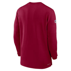 Washington Commanders 2023 Sideline Performance Long Sleeve Tri-Blend Quarter-Zip Top Burgundy | Nike for Sale