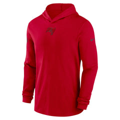 Tampa Bay Buccaneers Sideline Performance Long Sleeve Hoodie T-Shirt Red | Nike for Sale