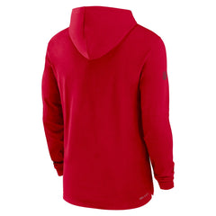 Tampa Bay Buccaneers Sideline Performance Long Sleeve Hoodie T-Shirt Red | Nike for Sale