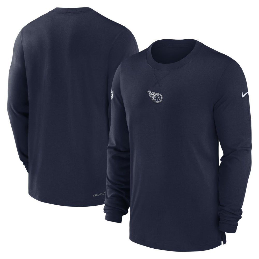 Tennessee Titans 2023 Sideline Performance Long Sleeve T-Shirt Navy | Nike for Sale