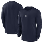 Tennessee Titans 2023 Sideline Performance Long Sleeve T-Shirt Navy | Nike for Sale