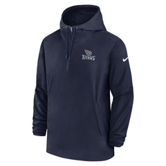 Tennessee Titans Sideline Half-Zip Hoodie Navy | Nike for Sale