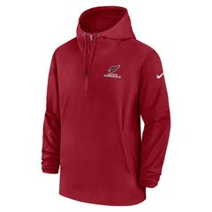 Arizona Cardinals Sideline Half-Zip Hoodie Cardinal | Nike for Sale
