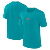 Miami Dolphins 2023 Sideline Performance T-Shirt Aqua | Nike for Sale