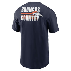 Denver Broncos Blitz Essential T-Shirt Navy | Nike for Sale