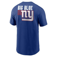 New York Giants Blitz Essential T-Shirt Royal | Nike for Sale