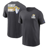 Los Angeles Rams Blitz Essential T-Shirt Anthracite | Nike for Sale
