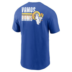 Los Angeles Rams Blitz Essential T-Shirt Royal | Nike for Sale