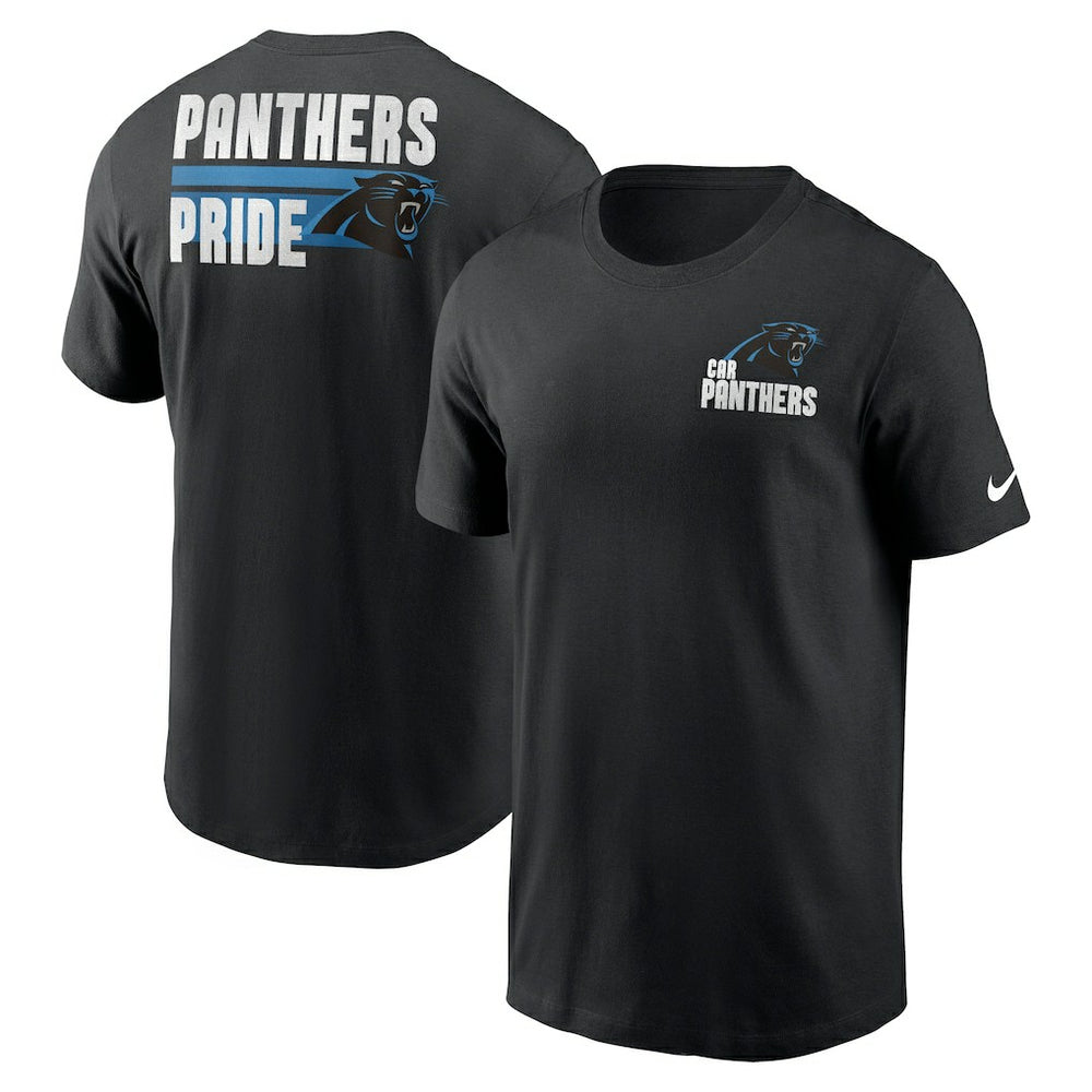 Carolina Panthers Blitz Essential T-Shirt Black | Nike for Sale