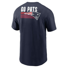 New England Patriots Blitz Essential T-Shirt Navy | Nike for Sale