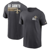 New Orleans Saints Blitz Essential T-Shirt Anthracite | Nike for Sale