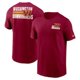 Washington Commanders Blitz Essential T-Shirt Burgundy | Nike for Sale