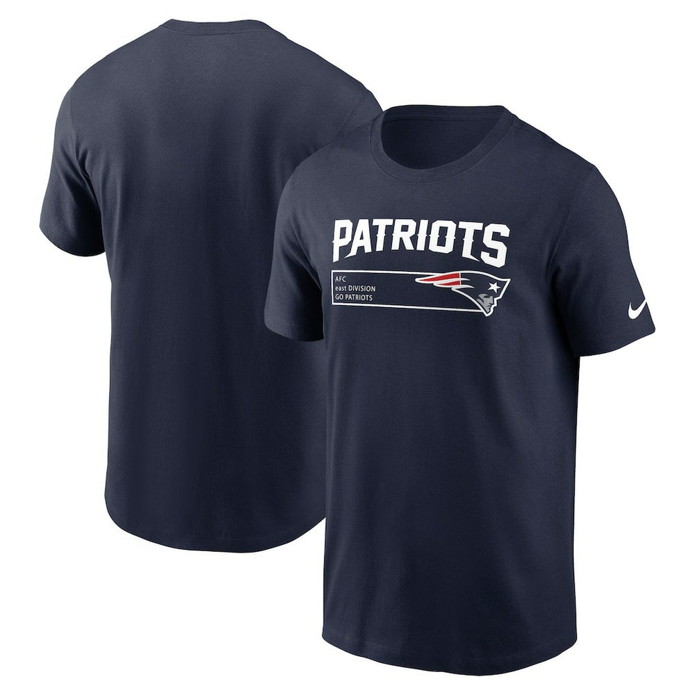 New England Patriots Division Essential T-Shirt Navy | Nike for Sale