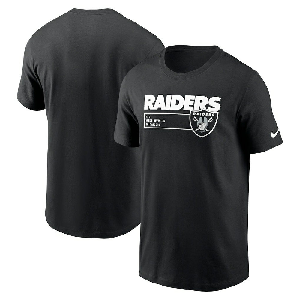 Las Vegas Raiders Division Essential T-Shirt Black | Nike for Sale
