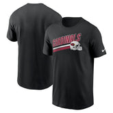 Arizona Cardinals Essential Blitz Lockup T-Shirt Black | Nike for Sale