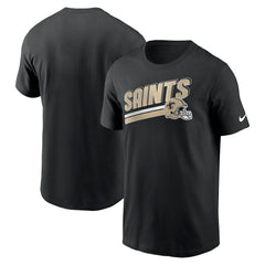 New Orleans Saints Essential Blitz Lockup T-Shirt Black | Nike for Sale