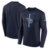 Tennessee Titans Legend Icon Long Sleeve T-Shirt Navy | Nike for Sale